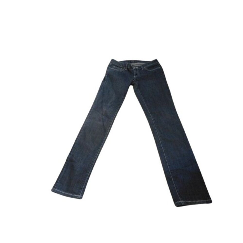 PrAna Size 4/27 Black Wash Skinny Denim Jeans